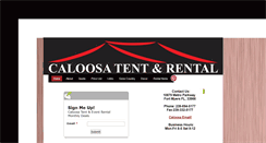 Desktop Screenshot of caloosatent.com